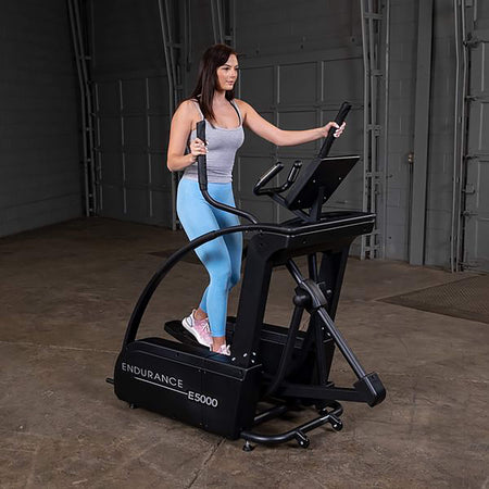 body solid endurance e5000 woman exercise front side view