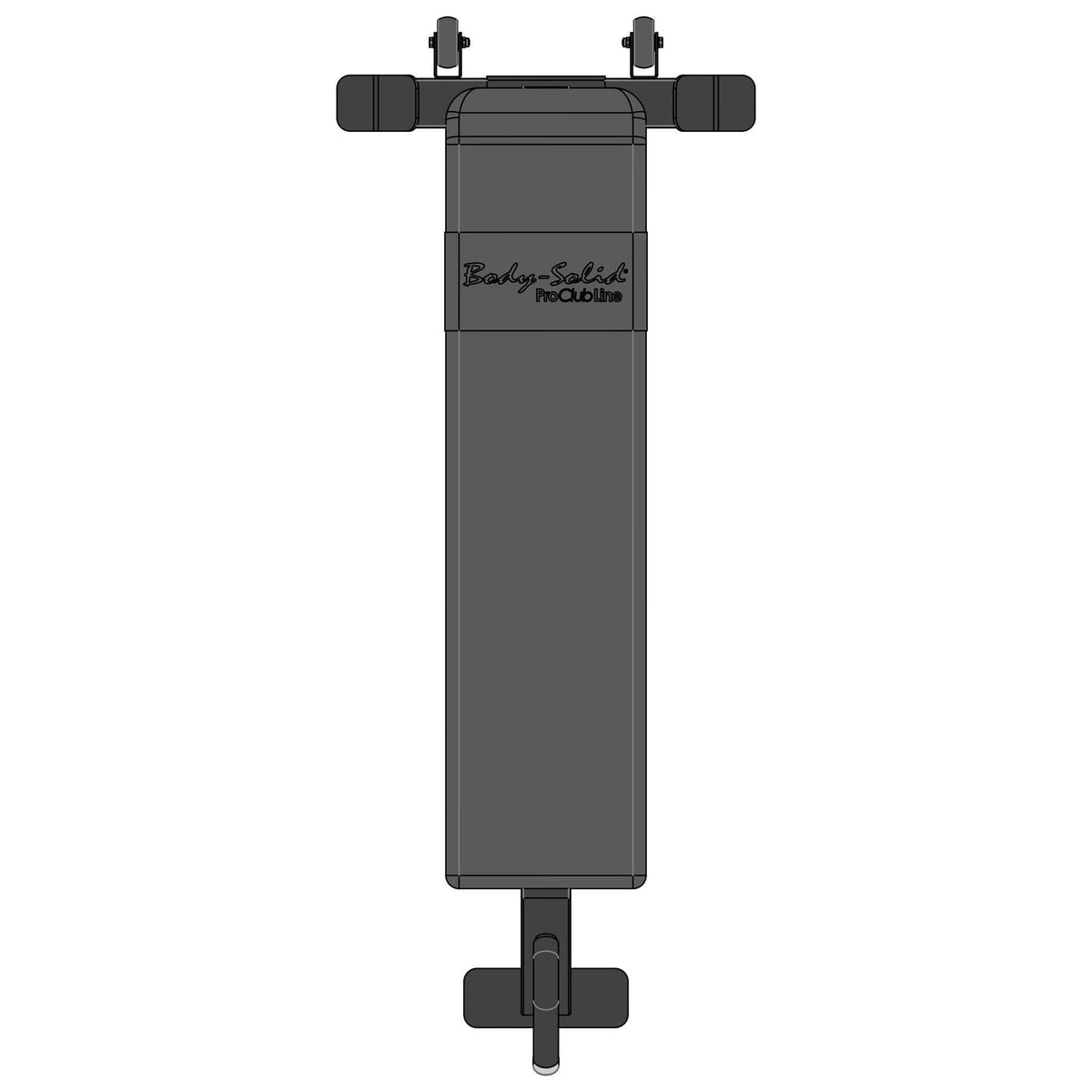 body solid flat bench sfb125 technical drawings