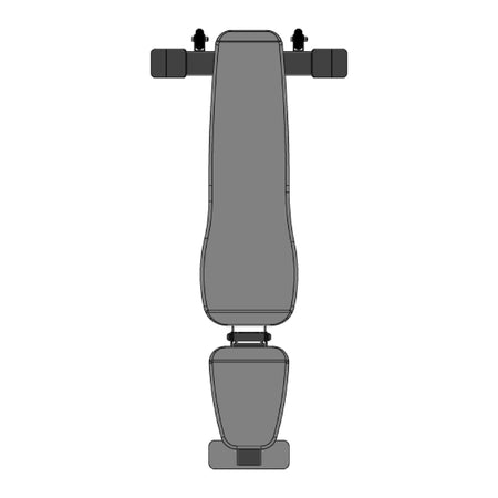 body solid flat incline bench pfi150 top view dimensions