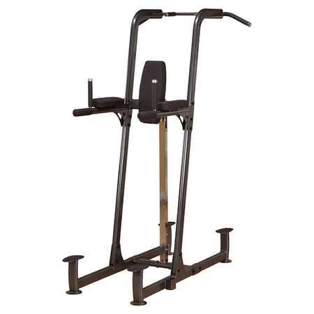 body solid fusion fcd vkr dip pull up station corner view