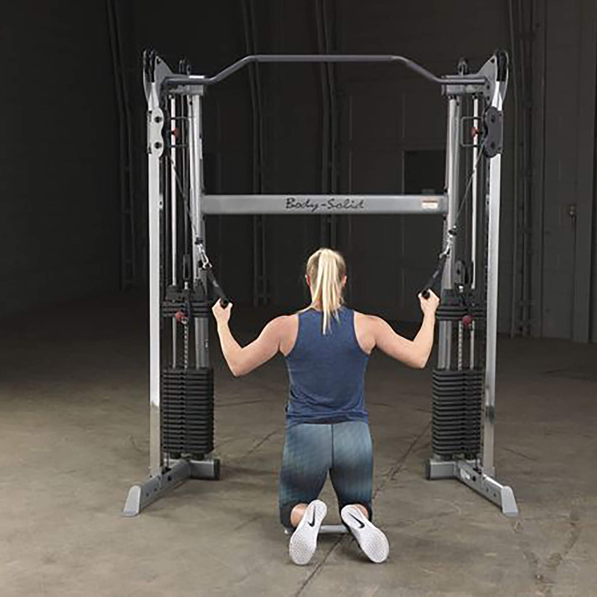 body solid gdcc200 kneeling crossover