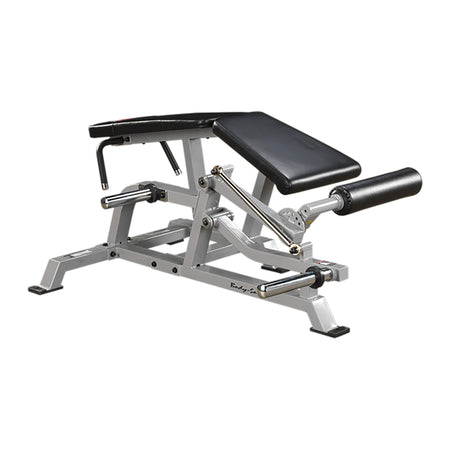 body solid lvlc leverage leg curl front side view