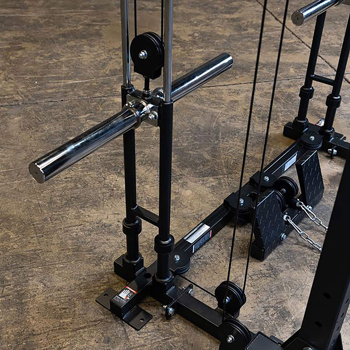 body solid plate loaded functional trainer attachment plate holder