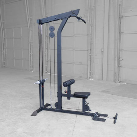 body-solid plate loaded lat pulldown glm85b