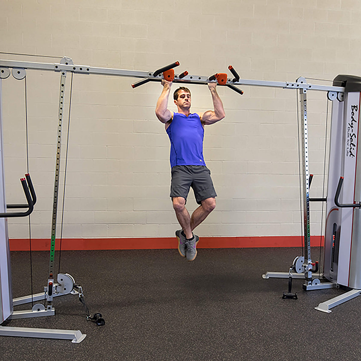 body solid pro clubline cable crossover s2cco chin up