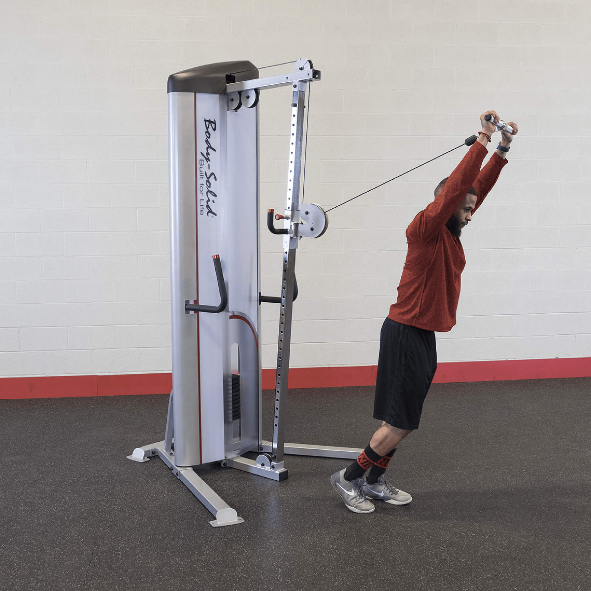 body solid pro clubline s2cc cable column skull crusher