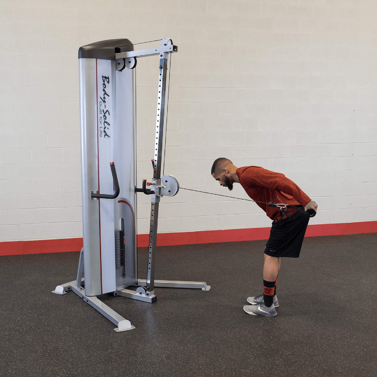 body solid pro clubline s2cc cable column tri kick back