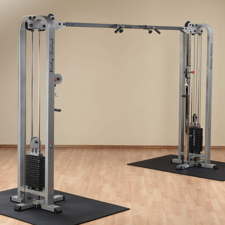 body solid pro clubline scc1200g cable crossover corner view