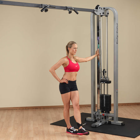 body solid pro clubline scc1200g cable crossover machine adductor