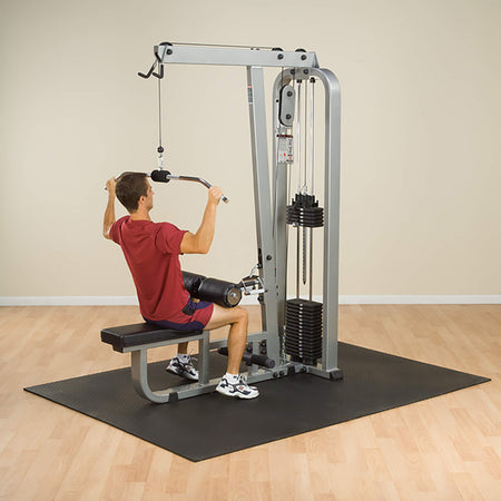body solid pro clubline slm300g man lat pulldown