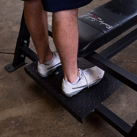 body solid pro clubline sofb250 flat olympic bench spotter stand included