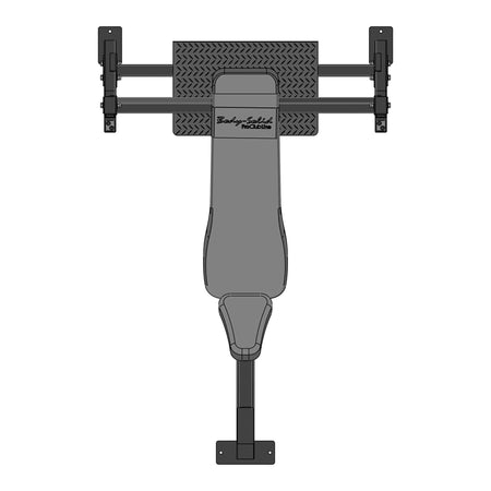 body solid pro clubline soib250 incline olympic bench top view