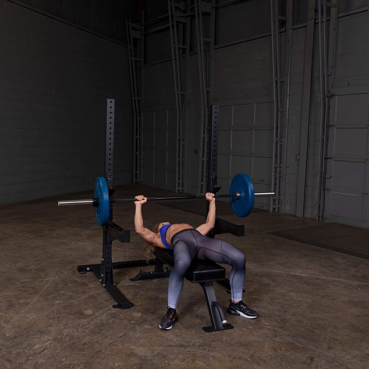 body solid pro clubline spr250 commercial squat stand chest press