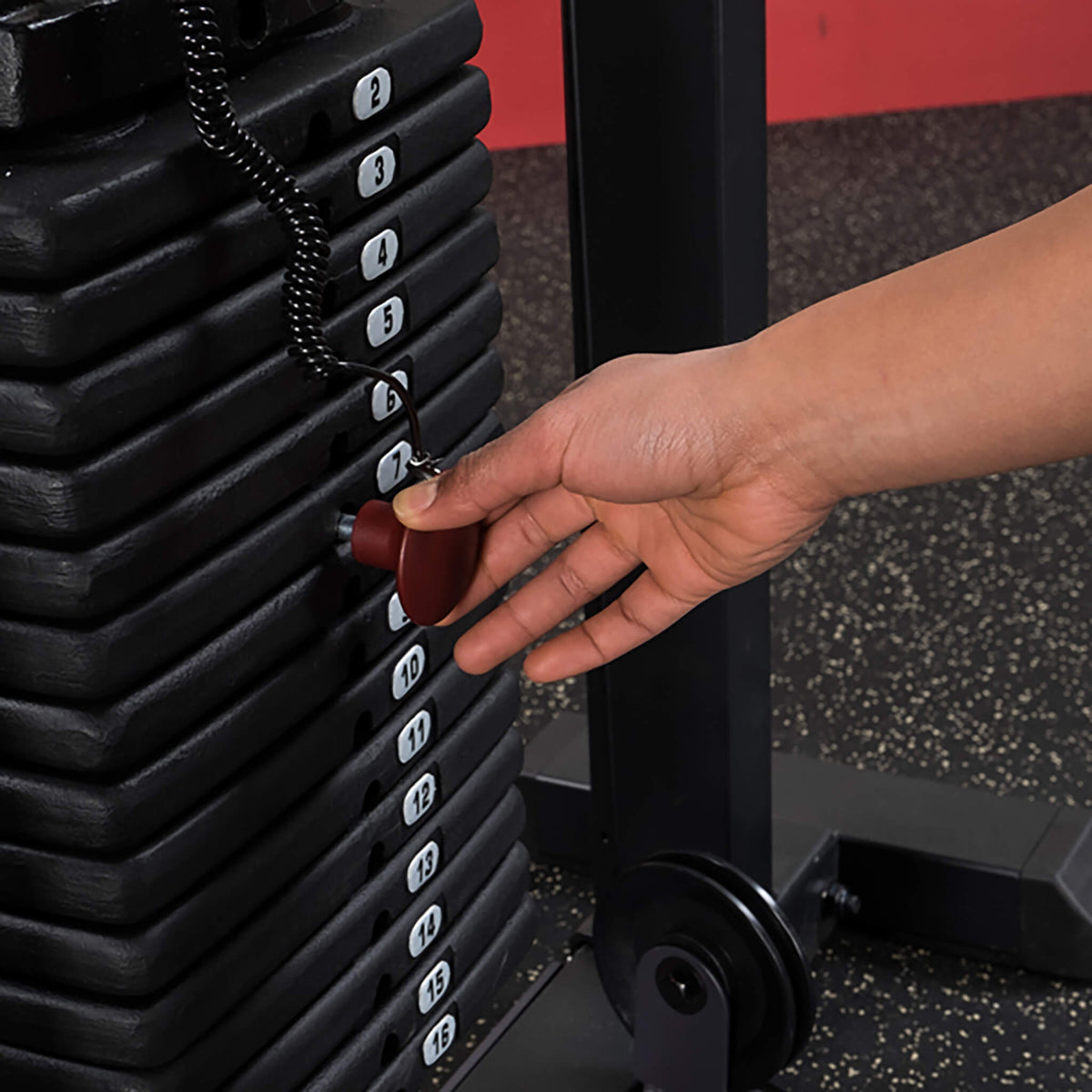 body solid pro select giot stk inner outer thigh machine weight stack
