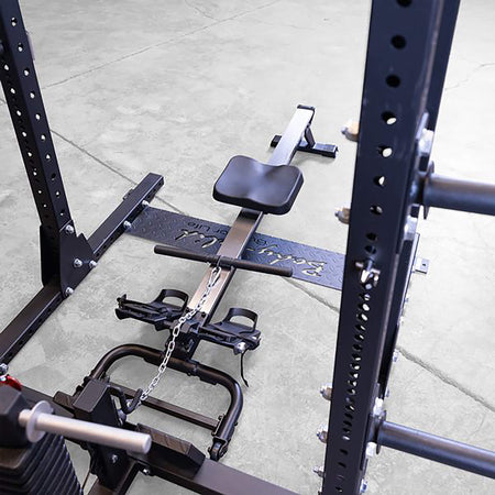 body solid rower attachment grow overhead view