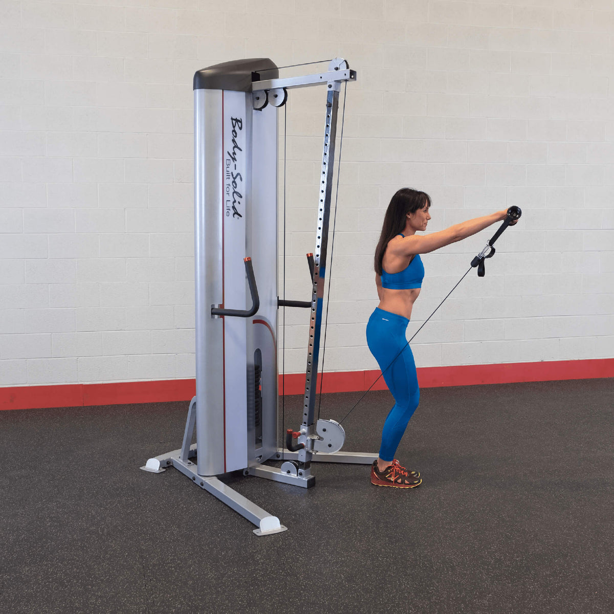 body solid s2cc pro clubline cable column front delt