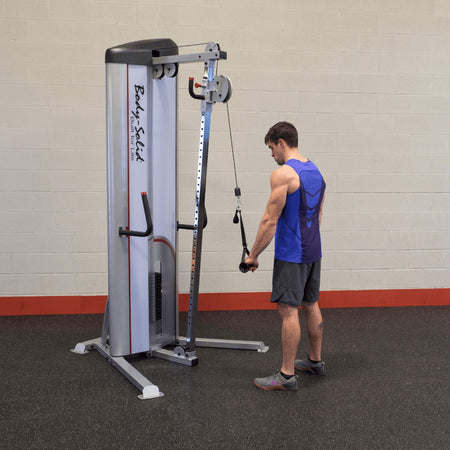 body solid s2cc pro clubline cable column tri press down