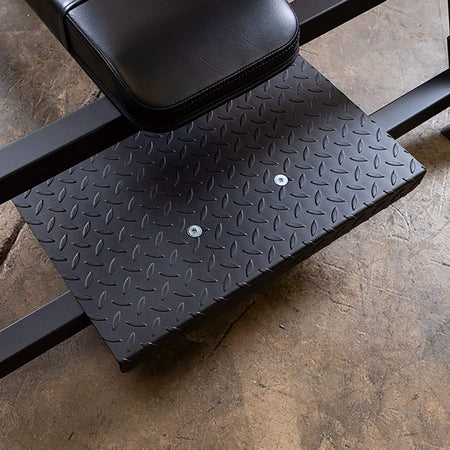 body solid sofb250 flat olympic bench spotter stand up close