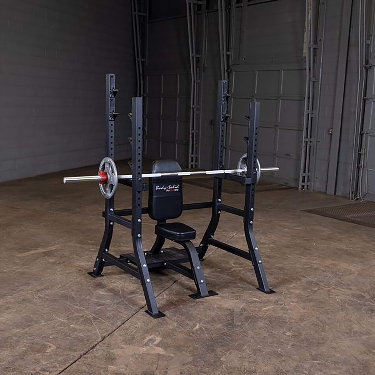 body solid sosb250 pro clubline racking positions