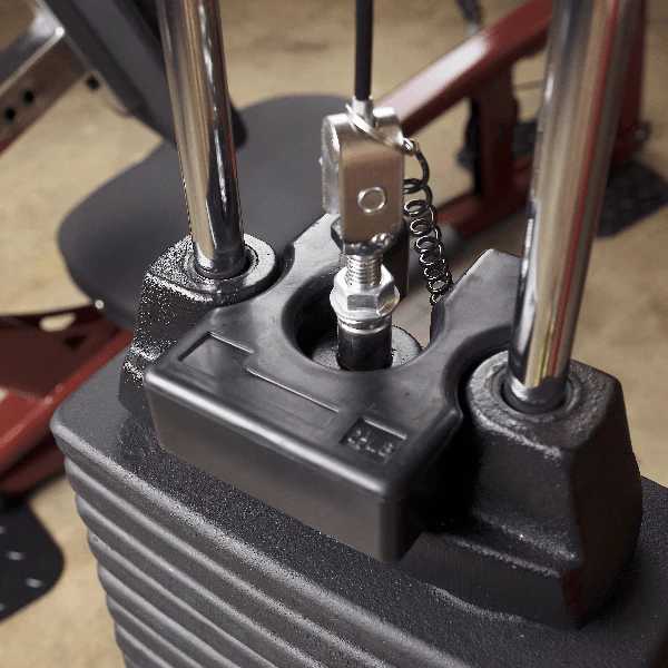 body-solid wsa2.5 weight stack adapter plate in use