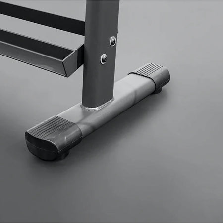 bodykore 5-50lb dumbbell rack g241 rubber foot pads