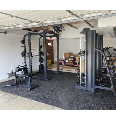  bodykore cf2172 calf raise black in home gym