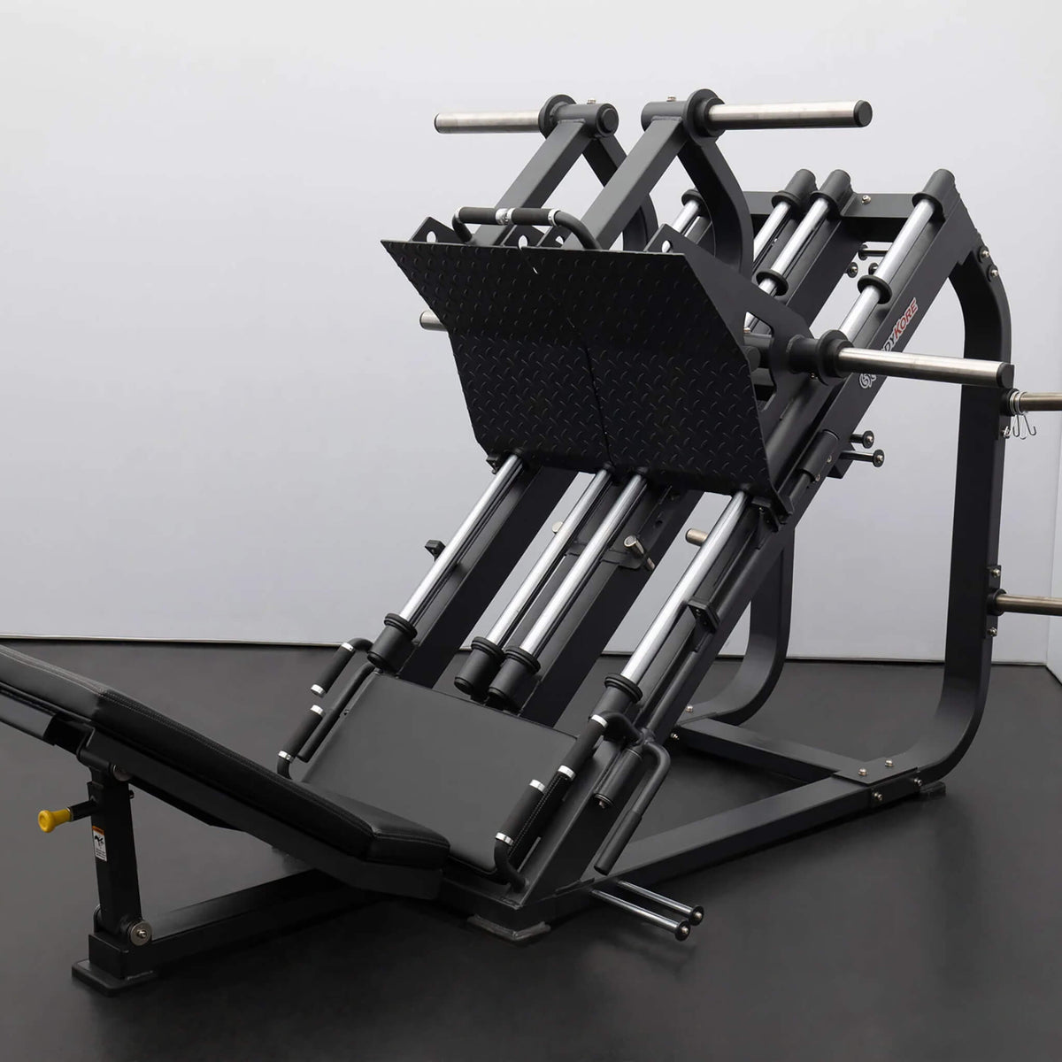bodykore fl1801 isolateral leg press corner view
