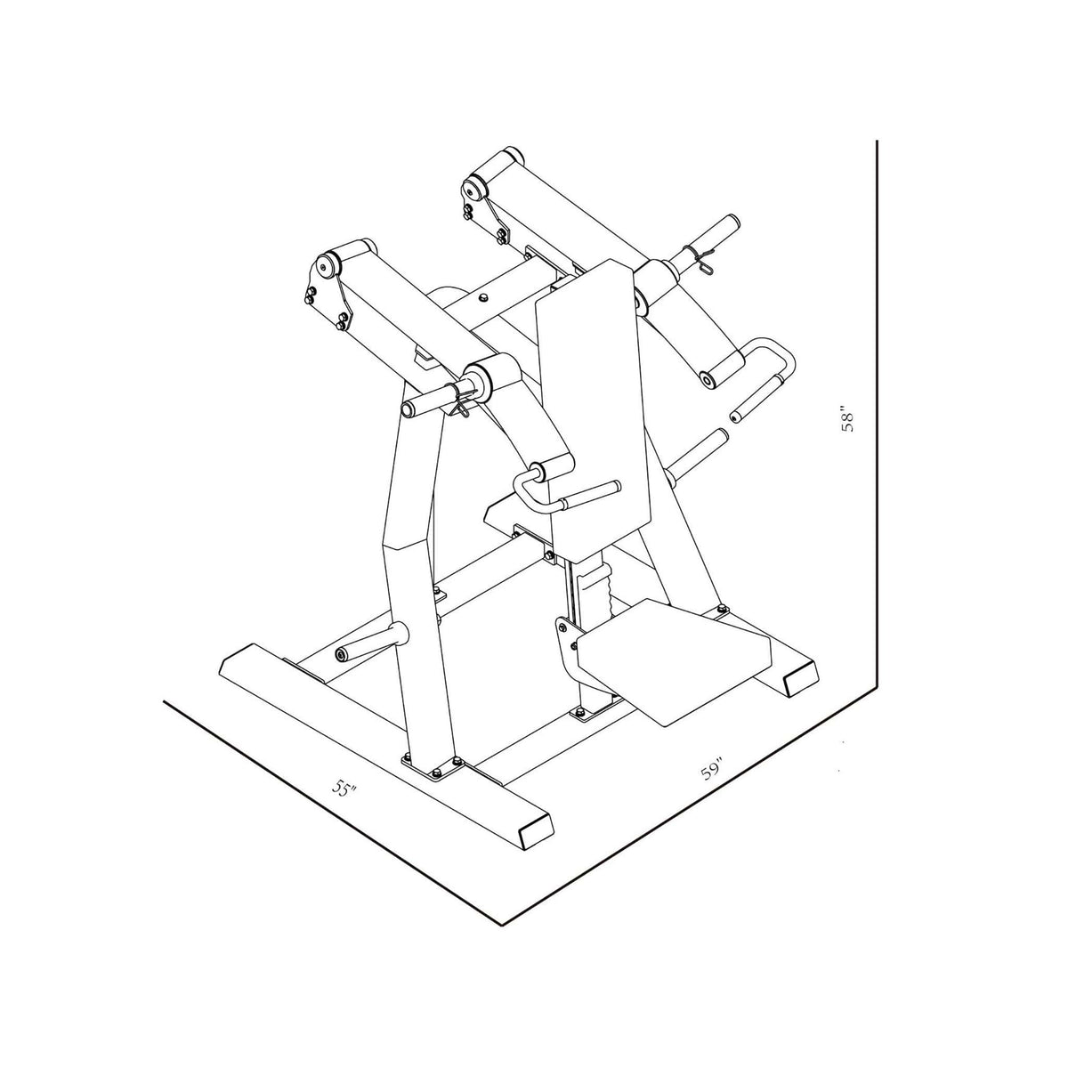 bodykore gr803 dimensions