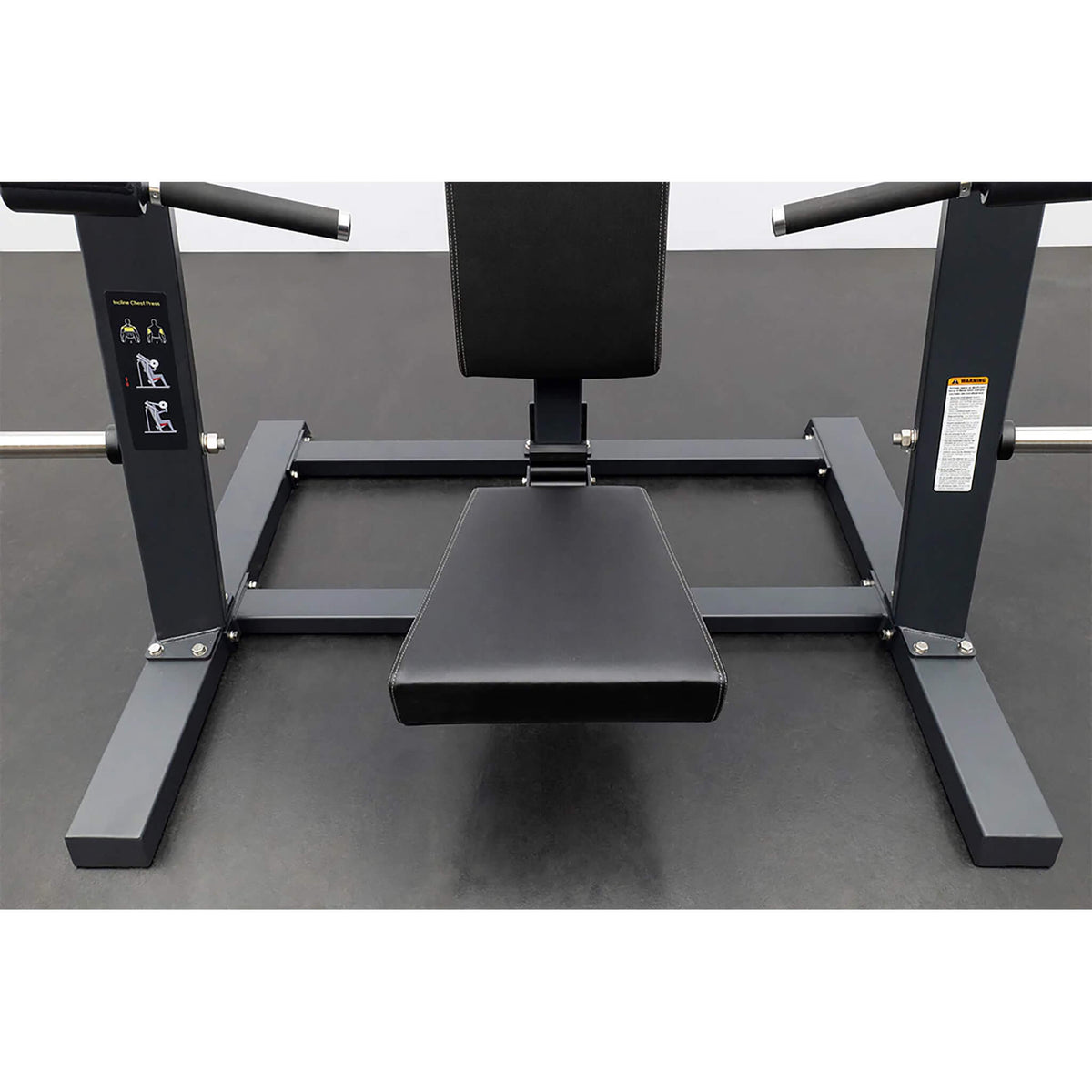 bodykore plate loaded gr804 incline chest press padded seat