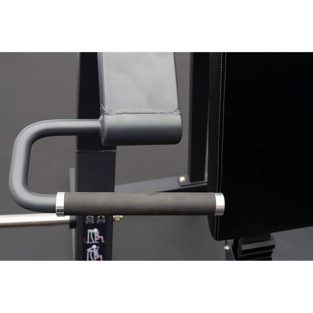 bodykore plate loaded shoulder press machine gr803 urathane hand grip