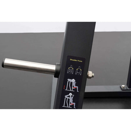 bodykore shoulder press machine gr803 weight plate storage
