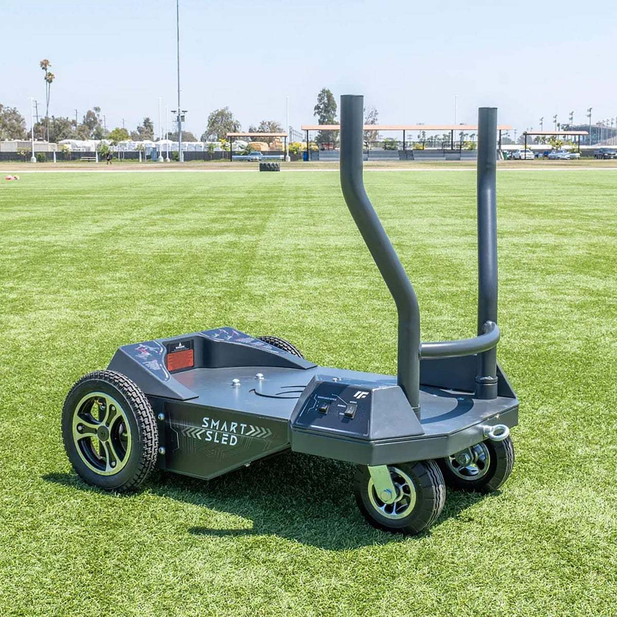 bodykore smart sled pro at football field corner