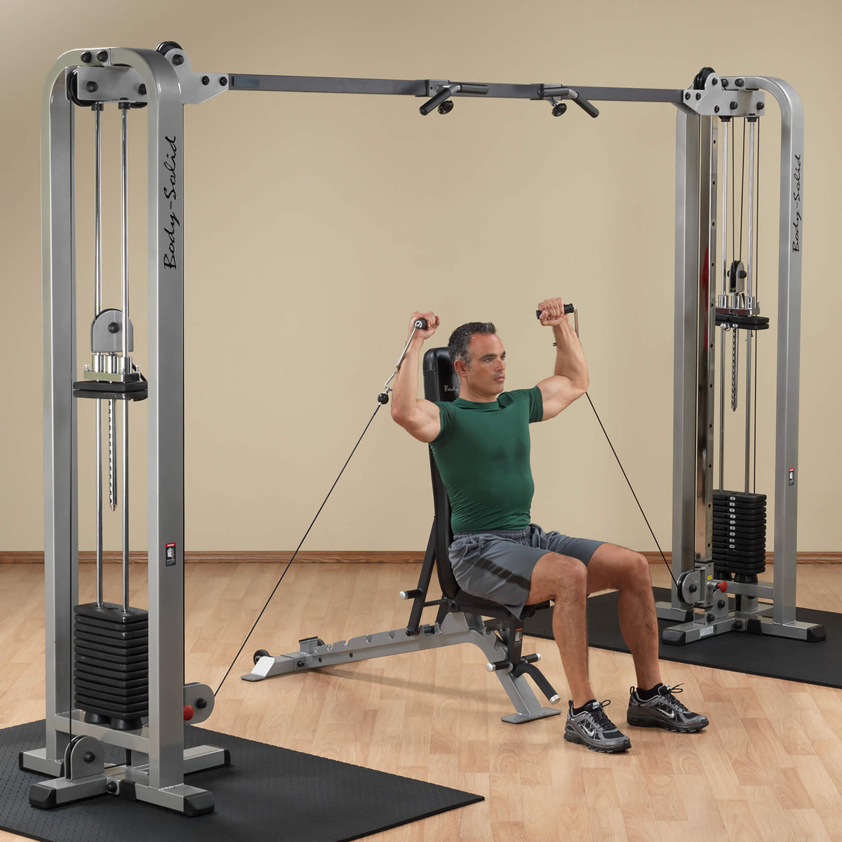 cable crossover scc1200g shoulder press