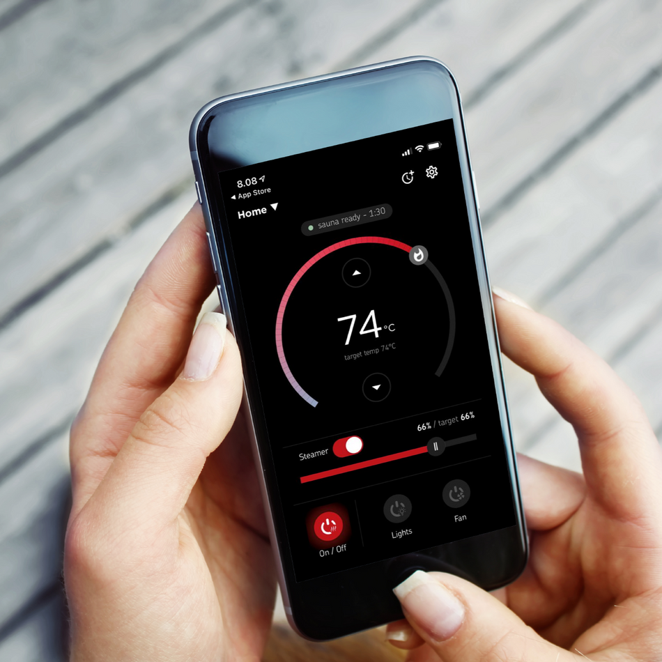 Harvia Club 240V/208V Electric Sauna Heater Package w/ Digital Controller and Wifi and Stones