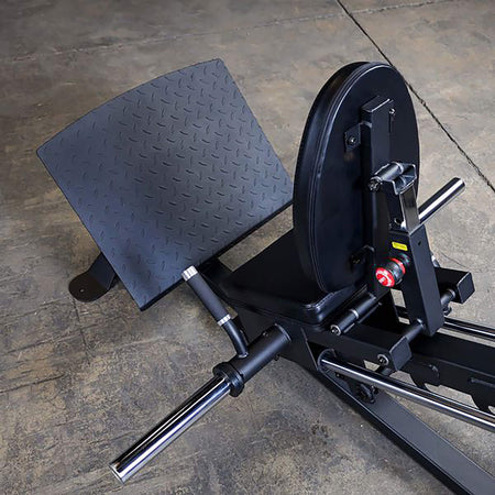 compact leg press machine footplate