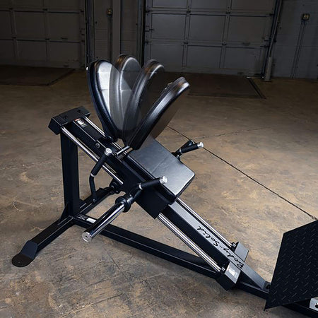 compact leg press machine gclp100 in motion