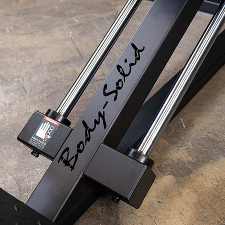 compact leg press machine heavy gauge steel construction