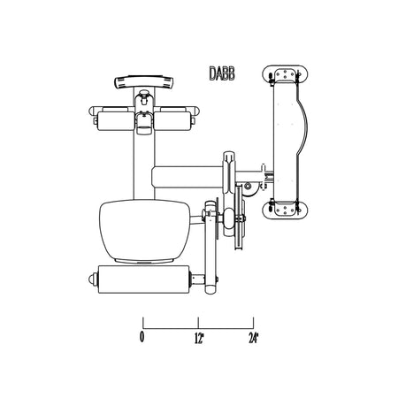 dabb sf ab and back machine dimensions