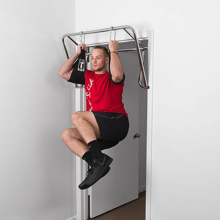 doorway chinning bar pub34 hanging shoulder shrugs