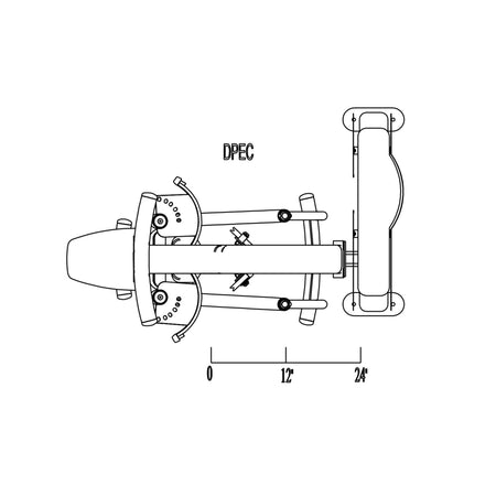 dpec sf pec and rear delt machine dimensions