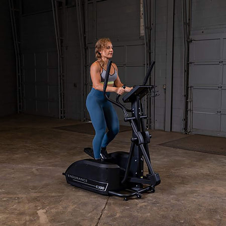 e300 elliptical trainer center drive design