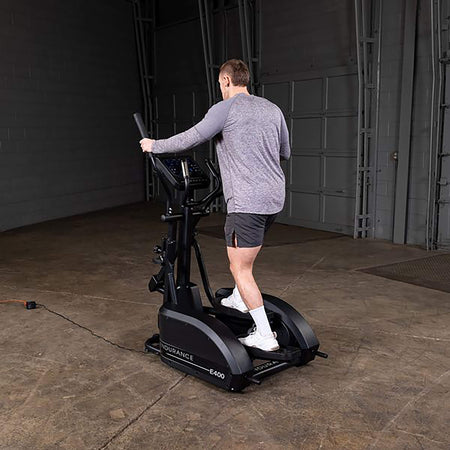 e400 elliptical trainer adjustable 17 23 inch stride