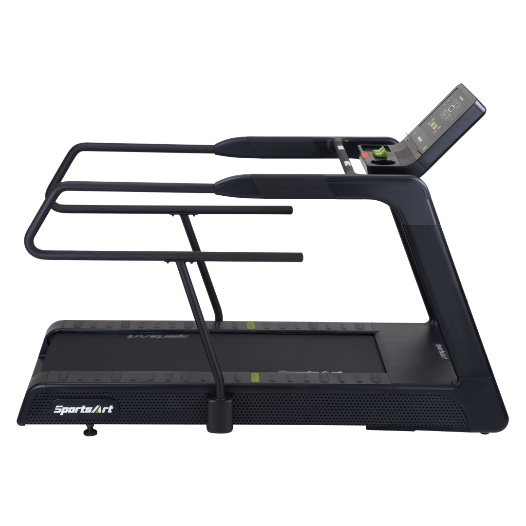 eco natural prime t673 treadmill side view