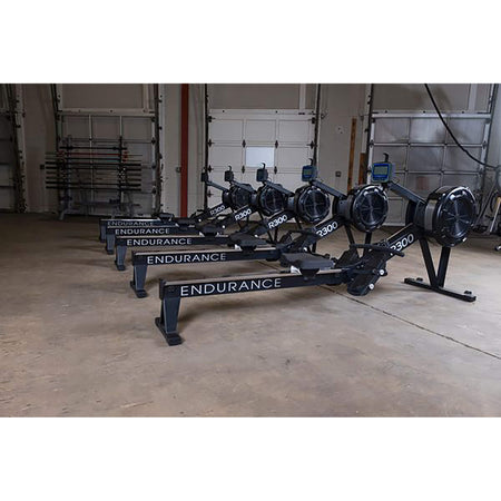 endurance rowing machine r300 group empty