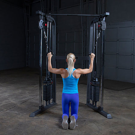 functional trainer pft100 kneeling lat pulldown
