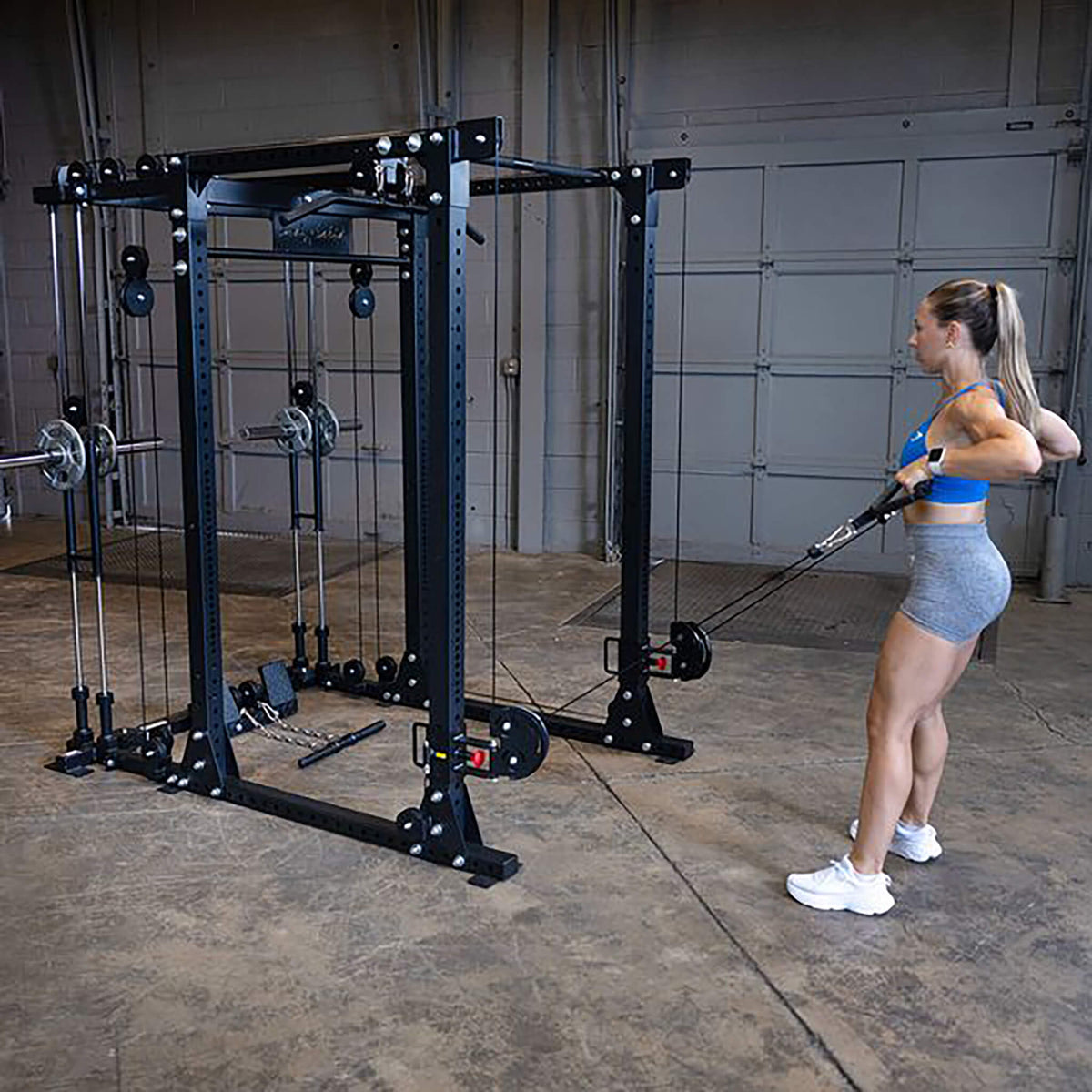 gprft functional trainer attachment plate loaded standing chest press