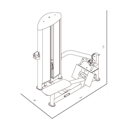 gr616 selectorized low pull machine dimension