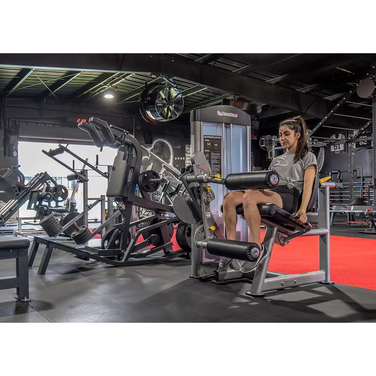 gr639 ieg extension machine showing woman on a gym