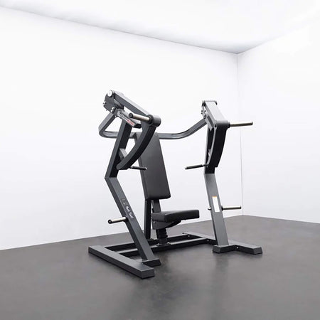 gr801 plate loaded chest press machine corner view