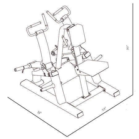 gr802 plate loaded row dimension
